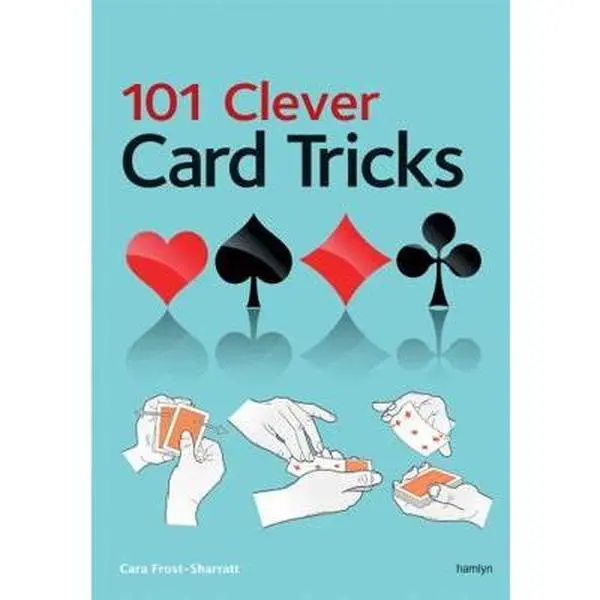 Used Soft Covers Book - 101 Clever Card Tricks by Cara Frost-Sharratt (0.99 lbs) - English Simple Step-by-Step Guide for Everyone to Perform Mind-Reading Stunts