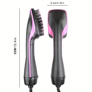 Multifunctional Hot Air Comb, 1 Box Automatic Hair Straightener, Negative Ion Hot Air Comb, Hair Styling Tool for Home & Salon Use, Hair Styling ToolsVelvet Bloom15