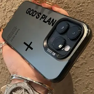 Cross Religious Pattern Phone Case, Fits Apple iPhone 17promax, Anti-Drop, Fashion Design, Full Coverage Protection, Perfect Gift, Protective Casing Protector