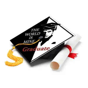 The World Is Mine Graduation Cap Topper
