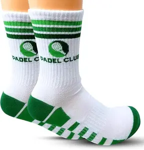 Padel Crew Socks Men & Women Novelty Athletic Socks