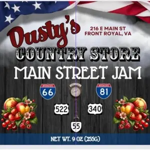 Dusty's Main Street Jam 9 OZ