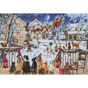 Pets On The Porch B2423L Counted Cross-Stitch Kit