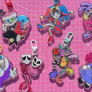 7 Styles TADC Crew Colored Acrylic Keychains