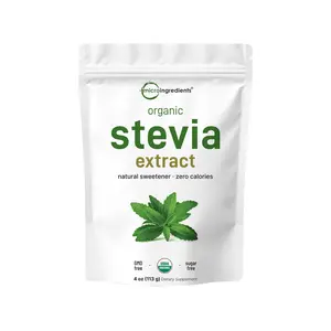 Micro Ingredients Pure Organic Stevia Powder, 4 Ounces