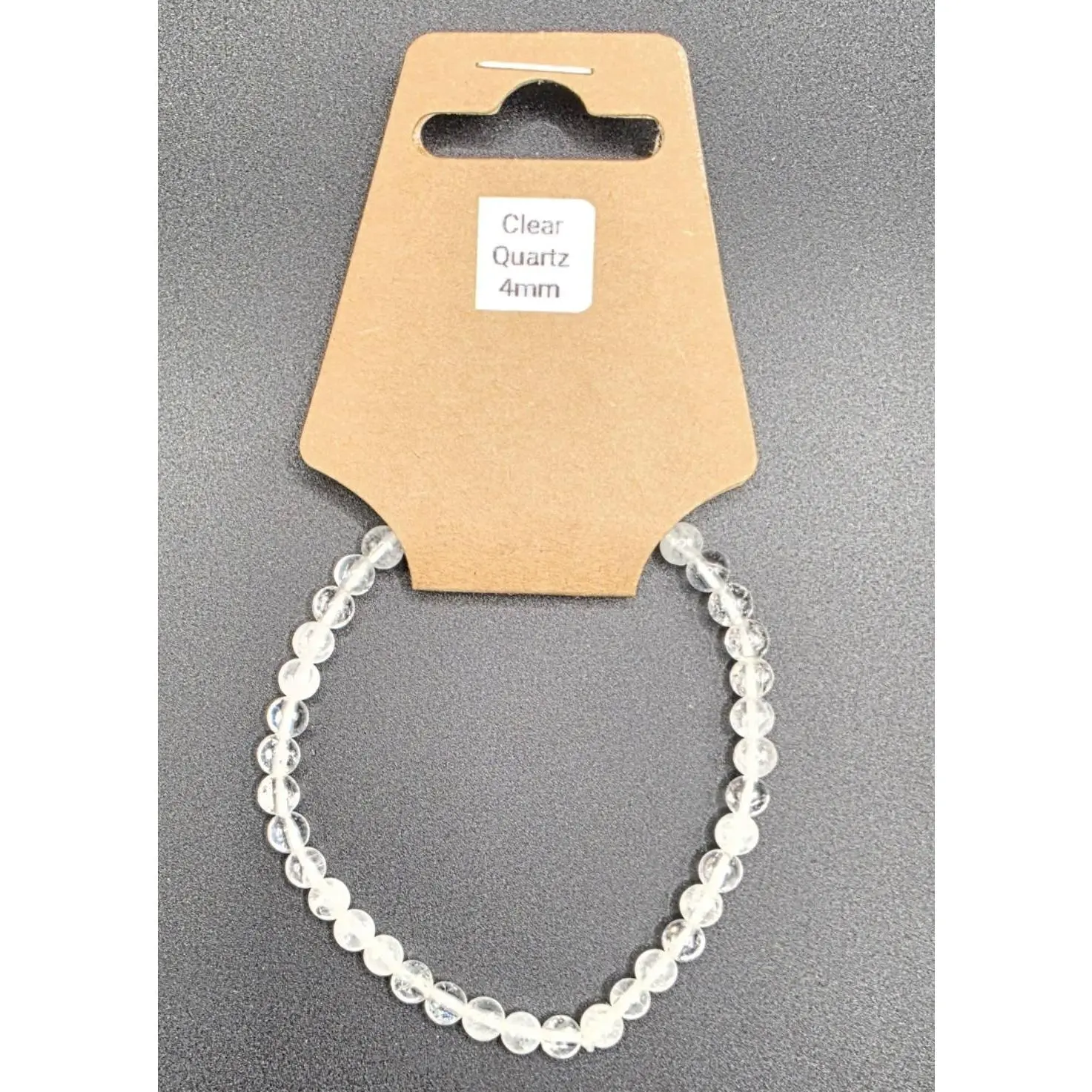 Clear Quartz Crystal Bracelet – Natural Stone Bead Bracelet