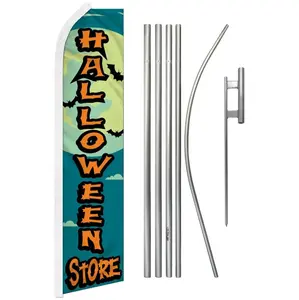 Halloween Store Super Flag & Pole Kit