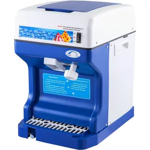 VEVOR 110V Electric Shaved Ice Machine 500W Snow Cone Maker Tabletop w/Adjustable Ice Texture, Ice Shaving Machine 265LBs/hr for Home and Commerical Use