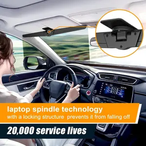 Sun Visor Extender for Cars, Upgraded Polarized Car Visor Extender Sun Blocker UV400, Universal Visor Extension for Car Visor, Clip on Sun Visor for Car (Universal(1 Pack))