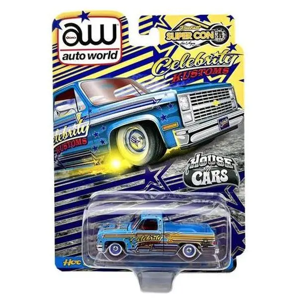 Auto World Celebrity Kustoms House of Cars 1983 Chevrolet Silverado Diecast Model Car
