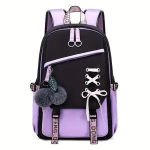 Fashionable Backpack with Lunch Bag, Casual Daypack with Adjustable Strap for Girls Kids Middle High School College Student, School Bag
