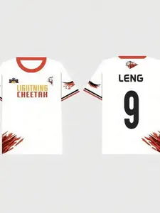 Summer Casual Streetwear t-Shirt Thailand Gmm Tv Sports Meeting Jerseys Women's 3d Printed Short-Sleeved Red Team Tee Top