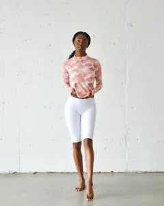 Women's Long Shorts (lined) - White *FINAL SALE*