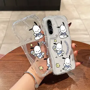 Sanrio Pochacco Phone Case for Samsung Galaxy a Series, Anti-Drop Soft Tpu Back Cover, Durable Protection for Daily Use