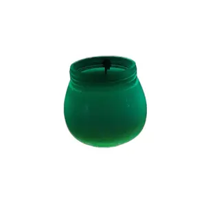 Glow in the Dark Candles Green Blue White Decorations or Burn Safe for Any Occasion. Kid and pet safe! Scented Aroma
