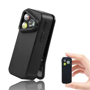 Edc Mini Flashlight, 10 Hour Battery Life, Magnetic Base and Pocket Clip, USB-C Rechargeable, Three Modes, Ideal for Camping, Hiking, Emergency