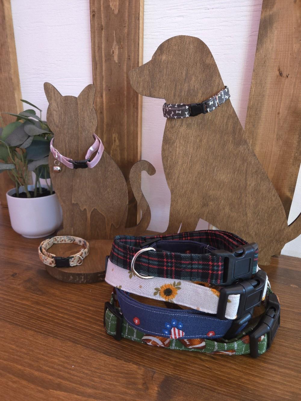 Puppy Pals Durable Fabric Dog Collar - Adjustable for Small, Medium and Large Dogs