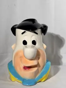 Fred Flintstones- Cookie Jar - crabby onion- Limited Edition