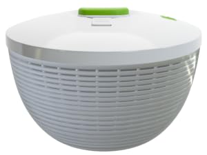 6.2 Qt Capacity Salad Spinner for Salad Prep, Kitchen Utensil Fruit & Vegetable Washer Dryer with Bowl & Colander, 1-Hand Pump, Compact Storage for Greens
