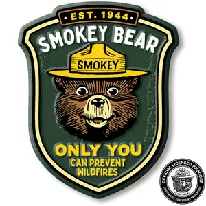 Smokey Bear 'Only You' Badge Magnet by Classic Magnets