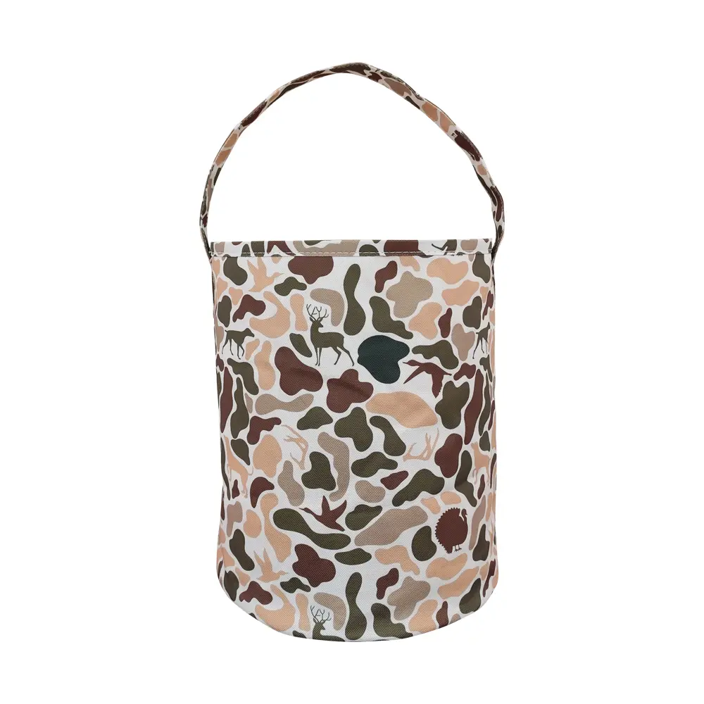 Women's Camouflage Animal Print Lightweight Round Shape Tote Handbag - Ideal for Daily Use, Quick Trips