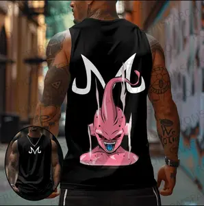 Majin Buu anime tank top for true DBZ lovers – wear your anime obsession in style with this wicked design that turns heads everywhere you go!