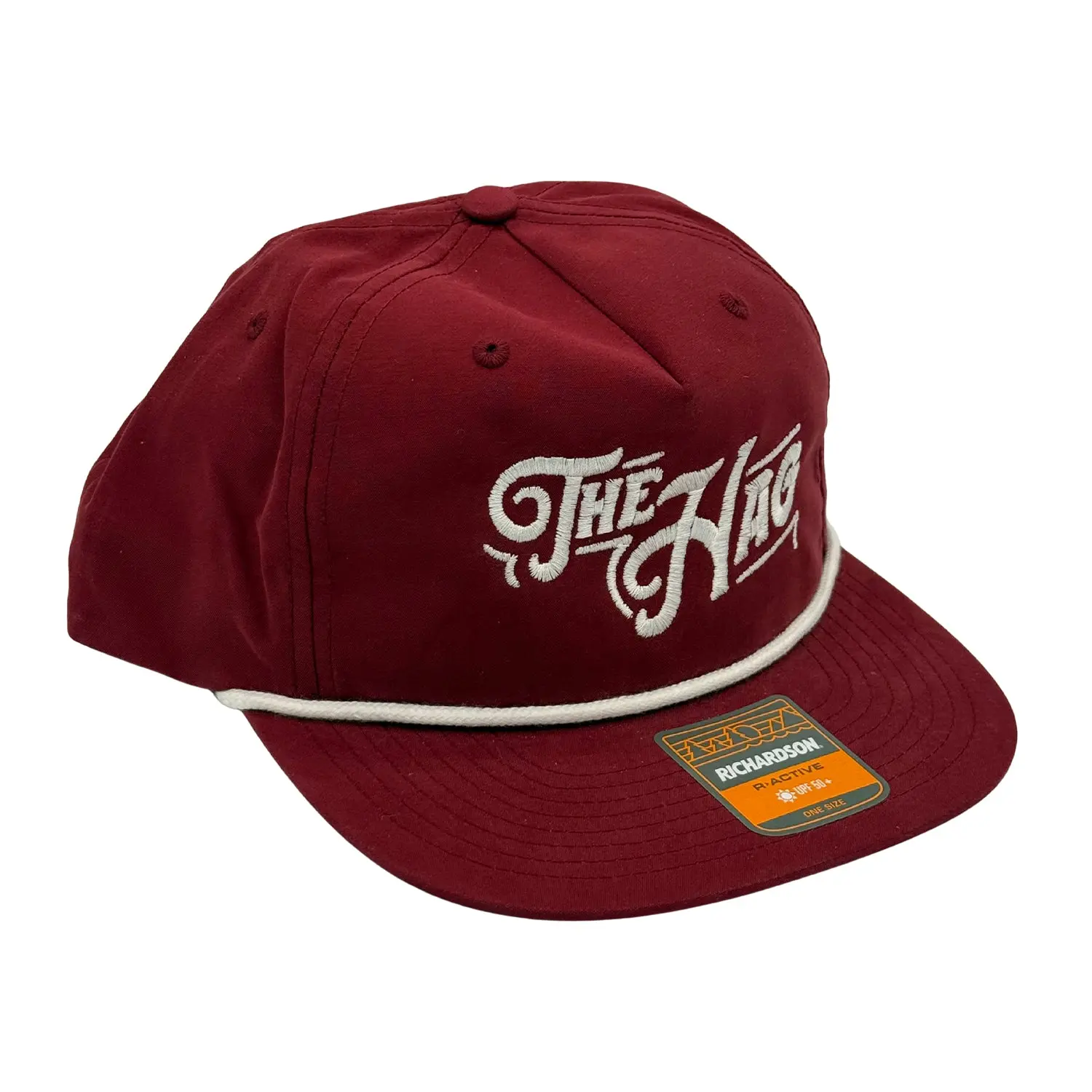The Hag Embroidered Flat Bill Hat - TikTok Shop