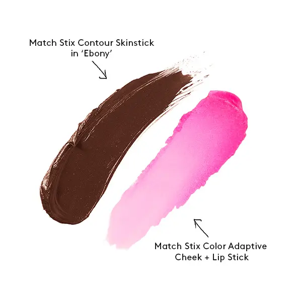 Ebony + Strawberry Pop