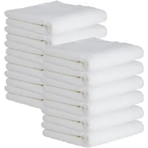 16 x 24 Inch, 12 Pack, 350GSM  Microfiber Cleaning Cloths, Non-Abrasive,  and Washable,  Purpose Cleaning Towels for  Wash,  Cleaning