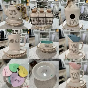 Rae Dunn Bundle *13 items included* Ready to ship! Mug Pot Tea Bee Canister Mommy Dish Rack