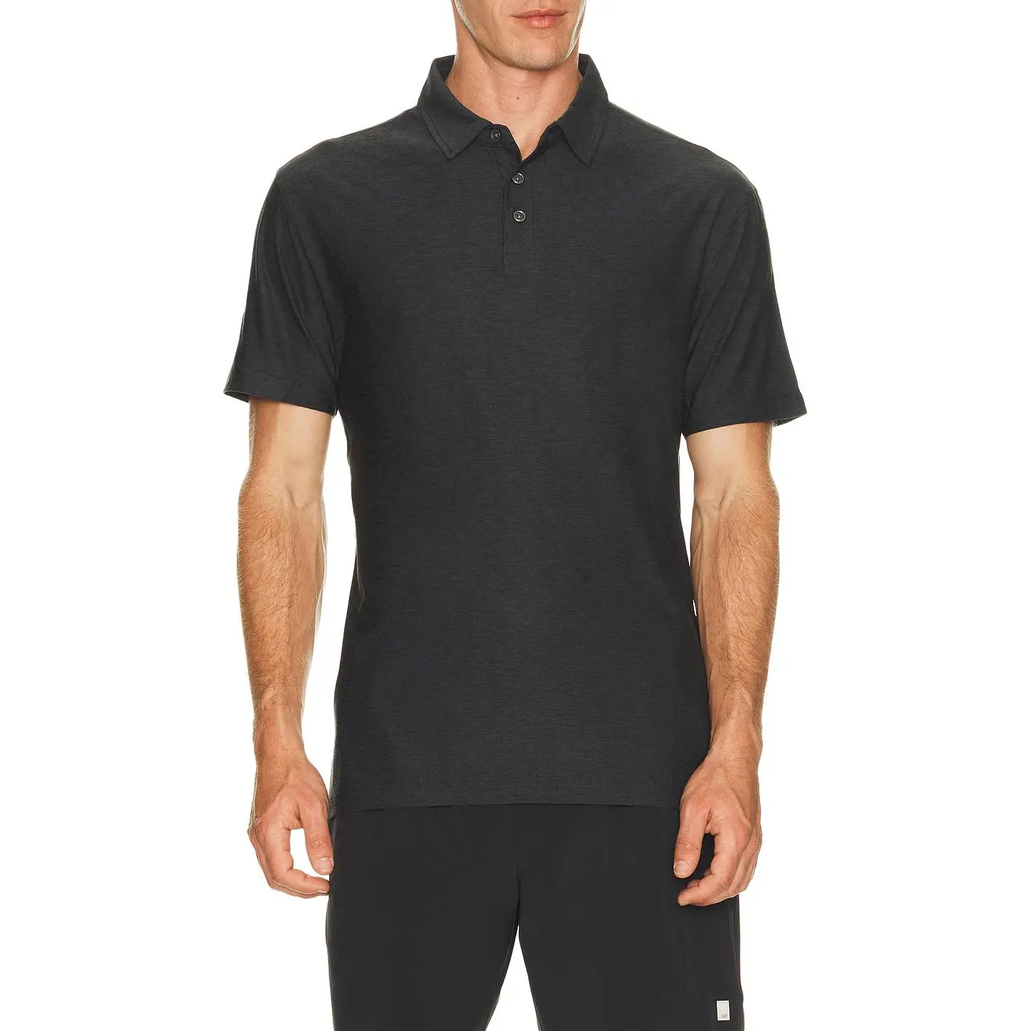 Vuori Strato Tech Polo in Charcoal Heather