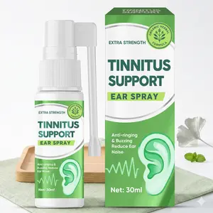 Extra Strength Herbal Ear Spray – Natural Tinnitus Support with Ginkgo Biloba & Peppermint Oil – Calming Spray for Ringing & Buzzing Sensation – Organic Botanical Formula for Daily Ear Comfort – 30ml