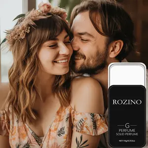 Rozino G Solid Perfume 10g, Long-Lasting Fragrance, Alcohol-Free, Gentle on Skin, Portable Design, Daily Use Fragrance, Ideal Gift for Any Occasion