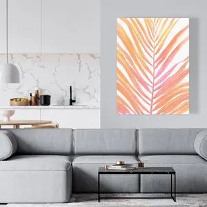 360 Stand Glam Palm Leaf-Floral Canvas Art, 36x48 in. Nature Plant Wall Artwork, Home Decor Gift for Living Spaces, Flower, Artistic