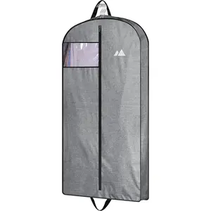 43" Heavy Duty Hanging Garment Bags for Travel Suit Bag for Men Waterproof Oxford Fabric Suit Cover for Traveling Monogrammed Closet Clothes Storage