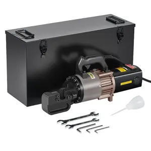 VEVOR Electric Hydraulic Rebar Cutter, 2000W Portable Rebar Cutter, Cutting up to 1.1 Inch (5-28mm) Rebar within 4 Seconds, High Power Steel Rebar Cutter with Oil Can Rich Accessories, Black BC-300