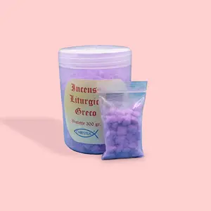 Auspicious Greek Church Incense - Violet Scented Home Fragrance, 1 Packet