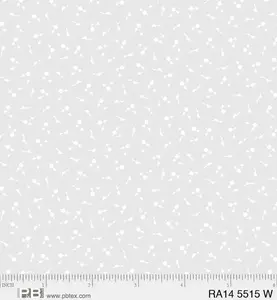 White on White Dotted Tossed Dots – 43/45" Wide – 100% Cotton – P&B Textiles