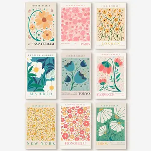 Matisse Art Poster Unframed Floral Drawing Posters Colorful Decor Wall Art Prints for Gallery Room Aesthetic Living Room Bathroom Decor