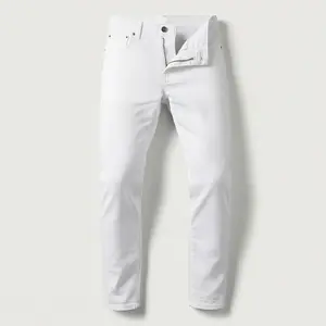 Men's Slim Fit Casual Pants - Stretch Fabric Vintage Washed Solid Color, Elastic Waistband & Side Pockets, Machine-Washable, Urban Streetwear, Versatile for Spring/Fall Everyday Wear, Soft Breathable, Classic Design