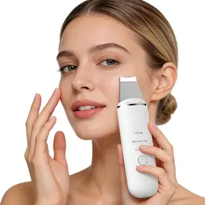 Ultrasonic Blackhead Cleaner, RechargeableSkin Shoveling Instrument Electronic PoreCleaner, Facial Skin Care Beauty Instrument,Deep Cleansing Facial Beauty Instrument forWomen & Men, Facial Cleansing Tools