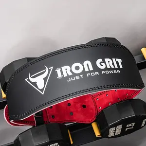 Men's Squat & Deadlift Fitness Belt, Heavy-Duty Weightlifting Protection Gear with Strong Lift Straps, Essential Gym Equipment