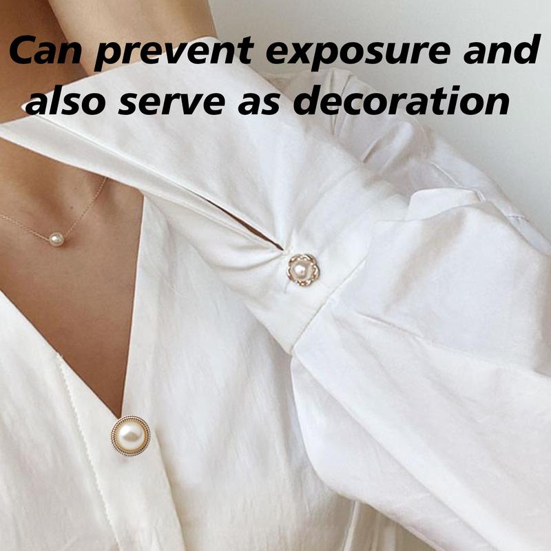 20 Counts Brooch Buttons for Women,Easy to Install with Secure Lock, Scratch-Resistant and Durable, A Set for Various Clothing Styles