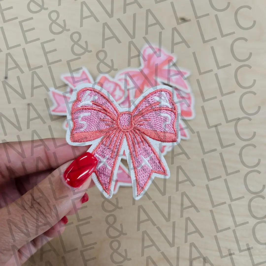 Dainty Bow Hat Patch (3 Patches)