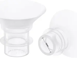 eufy Security Original 15 17 19 21mm Sizing Inserts (2-Pack) for Wearable Breast Pump S1/S1 Pro/E10/E20, Silicone Sizing Inserts, Easy to Install and Use, Comfortable and Precise Fit for Better Suction