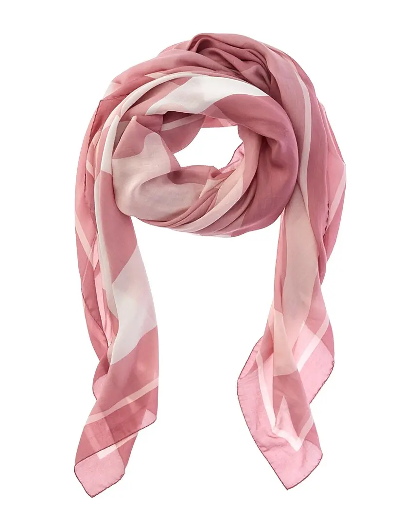 Burberry Logo Silk Scarf