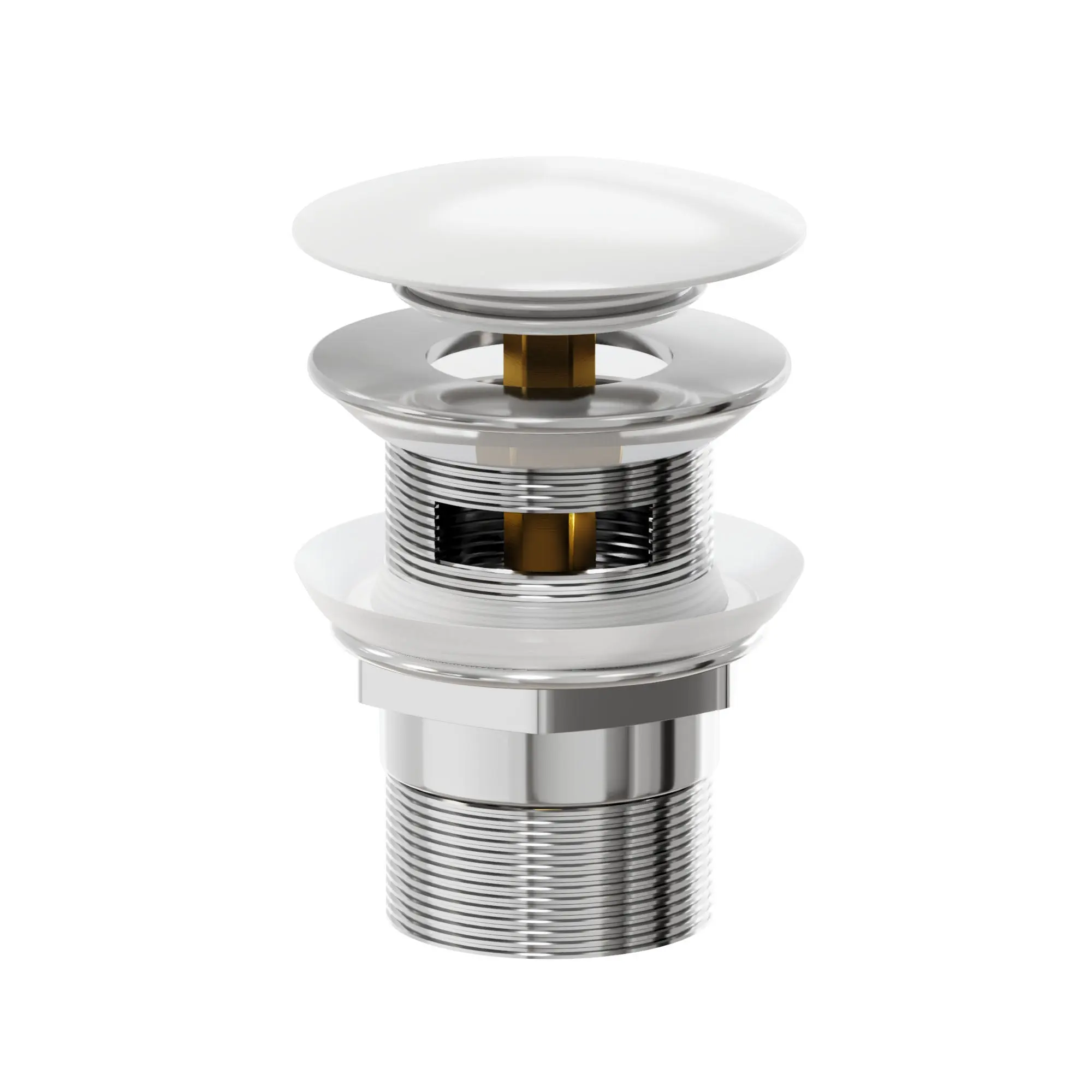 Dowell Freestanding Bathtub Pop-Up Drain / Stopper with overflow
