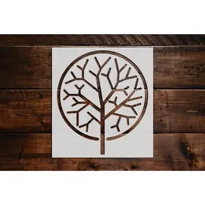 Tree Stencil - Art and Wall Stencil