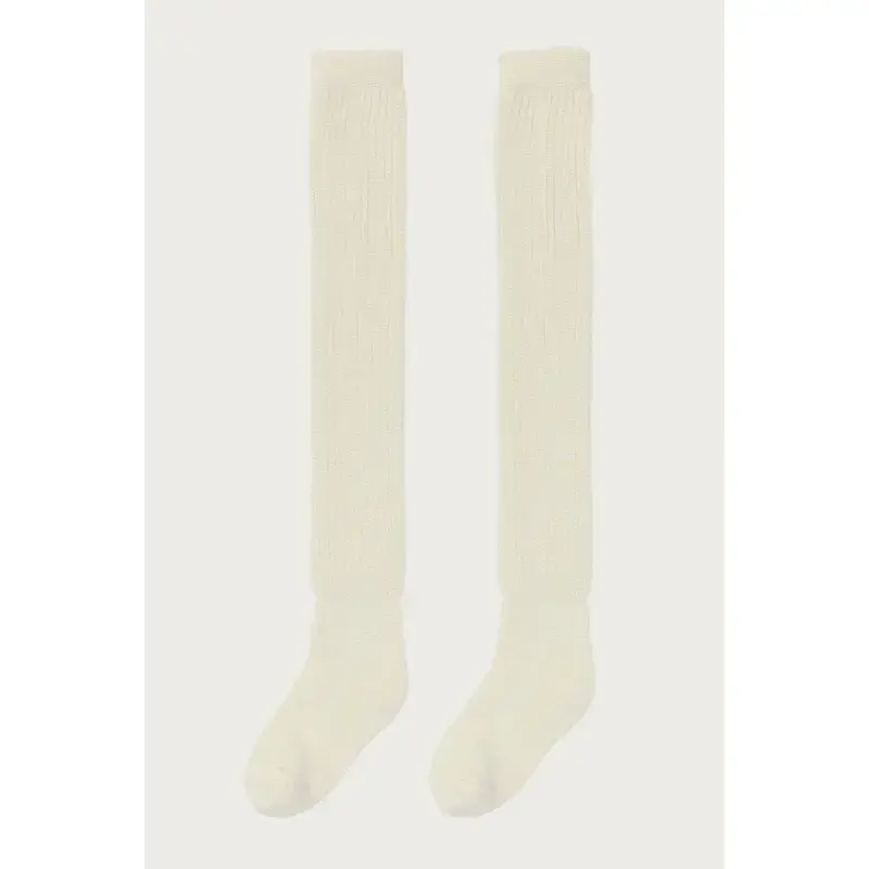 Women’s Knee High Scrunch Socks – Soft Ribbed Slouch Socks for Boots, Sneakers & Everyday Outfits