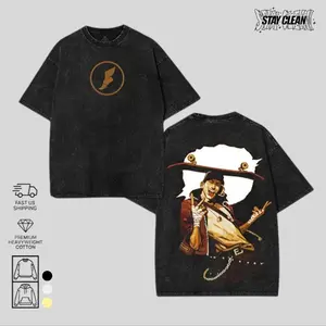 Scout Team Fortress 2 Game Washed Tshirt Oversize 2 Sided Cotton unisex graphic Game shirts outfits menswear Tops